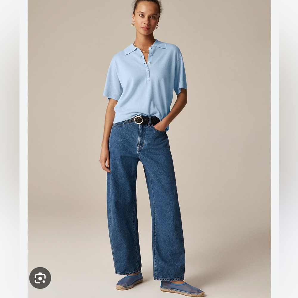 New J. Crew Cashmere Sweater polo